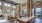 high ceilings and tall windows in bright clubhouse