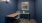 desk and chair in bright work space